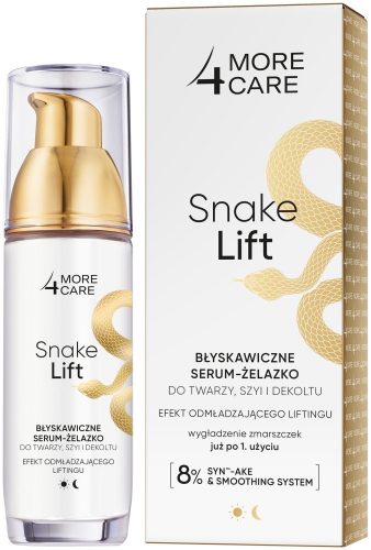  More4Care Snake Lift Siero-ferro istantaneo per viso, collo e décolleté 35 ml