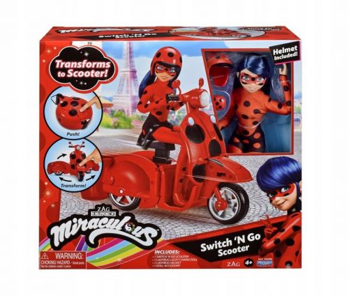  Bambola Miracolosa: Ladybug e Cat Noir Playmates Toys Gatto nero 12,8 cm