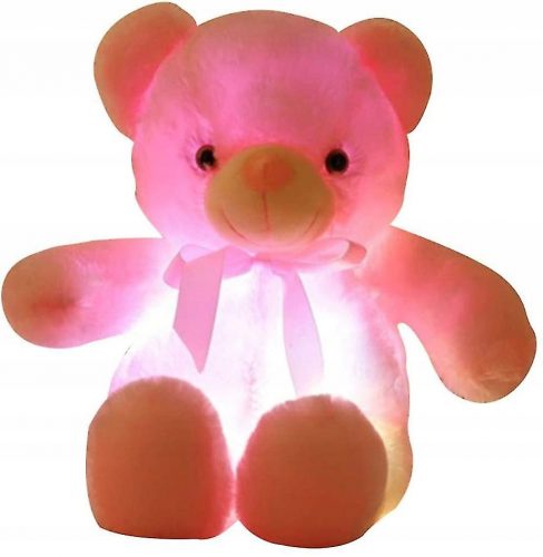  Peluche luminoso orsacchiotto LED soffice mascotte di peluche