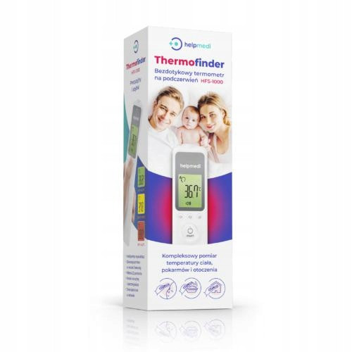  Termometro senza contatto HelpMedi Thermofinder, bianco