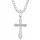  COLLANA DA UOMO CON CROCE IN ARGENTO, CROCE IN ARGENTO 925