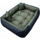  Box per cani WBM Sewing, nero, sfumature di verde, 100 cm x 75 cm