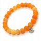  BRACCIALE LaReine Basic Pietre Agata Arancione