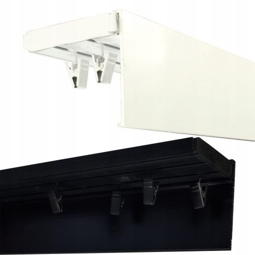 BINARIO DA SOFFITTO IN PVC II COPERTURA IN ALLUMINIO 8 cm 160 cm