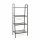  Scaffale Gomla BASIC 60 cm x 135 cm x 35 cm nero