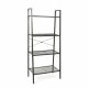  Scaffale Gomla BASIC 60 cm x 135 cm x 35 cm nero