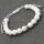  BRACCIALE Pietre Stringa Howlite Bianca