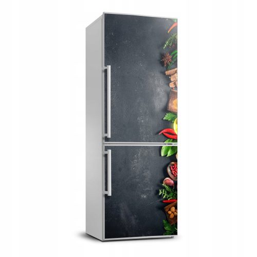 Foto Adesivo frigo Spezie ed erbe aromatiche 70x190