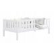  Letto AJKmeble Bobo 86 x 164 cm bianco