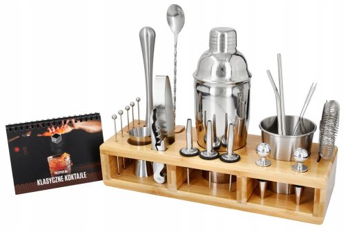 SET BARMAN PER SUPPORTO BEVANDE LIBRO 24 pz