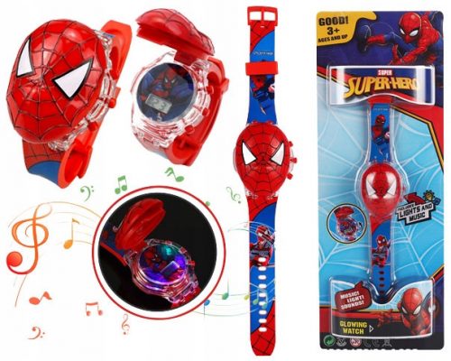  Orologio elettronico HULK AVENGERS Luce musicale a LED per bambino