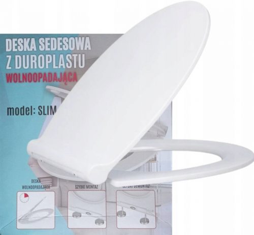 Sedile WC inne0000abc HYDROERA duroplast bianco