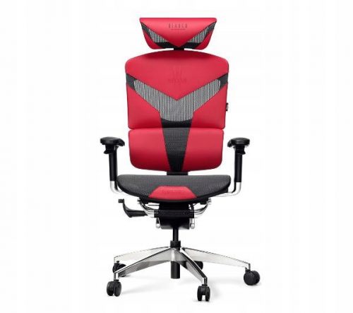  Sedia da scrivania Diablo Chairs, tonalità del rosso