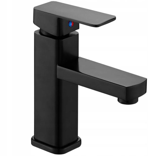 Rubinetto lavabo da terra Unitec focus nero