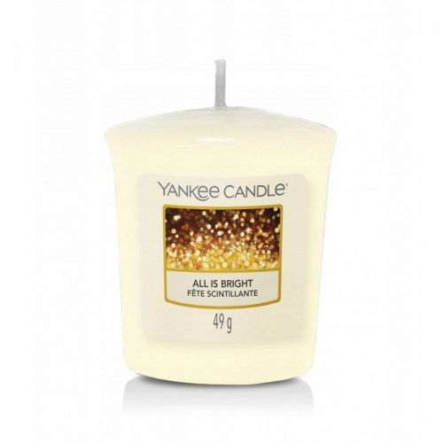  YANKEE CANDLE ALL IS BRIGHT CAMPIONATORE VOTIVO MINI CANDELA PROFUMATA 49g