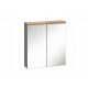  Mobile da bagno con specchio Bali 60 cm Grigio