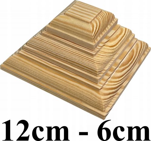  Tettoie su palo di legno Tipo piramidale 12 cm - 6 cm