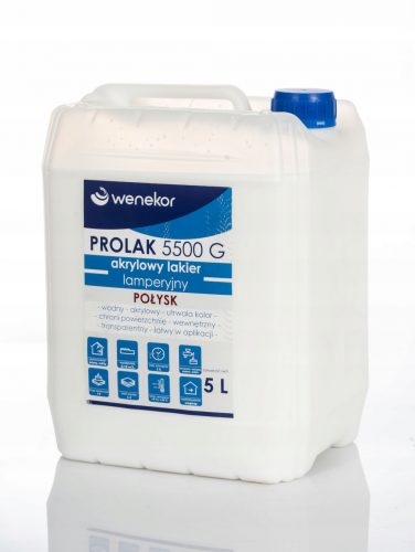 Vernice acrilica Wenekor Prolak 6000 M, incolore opaca, 10 l