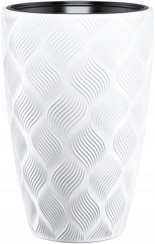  Vaso da fiori Form-Plastic 48 cm x 29 x 48 cm diametro 29 cm in plastica bianca