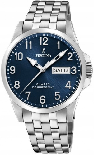  FESTINA 20357/C orologio da uomo, blu navy, classico, per il nuoto