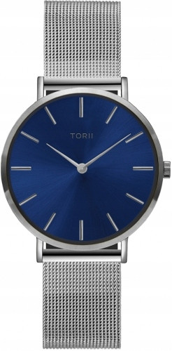  Orologio da donna TORII S34SS.NS, blu navy fashion, classico, elegante