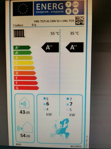  Vaillant 0010044151 pompa di calore 6,7 kW