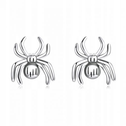  Orecchini a bottone ragno K122 Spiders in argento 925