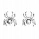  Orecchini a bottone ragno K122 Spiders in argento 925