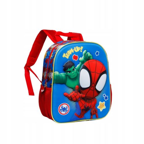  Zaino asilo Spiderman KARACTERMANIA monoscomparto per ragazzi, multicolore