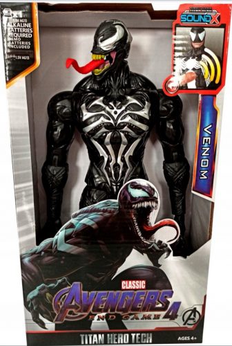  Figura Avengers Titan Hero Tech Venom, nera, 30 cm