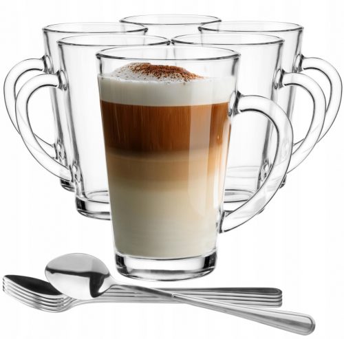  Bicchieri da latte Glasmark 300 ml 6 pz.