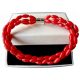  BRACCIALE IN CORALLO ROSSO NATURALE PIETRE TANTRICHE FORZA VITALE