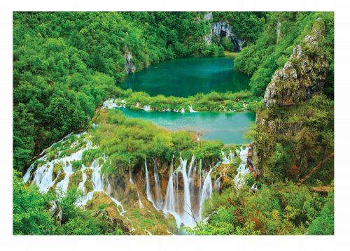 Carta da parati CASCATA FORESTA Paesaggio Giungla 416x254