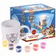  Tazza da dipingere con colori Totum Paw Patrol da 250 ml