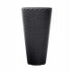  Vaso da fiori Prosperplast 30 cm x 30 x 55 cm diametro 30 cm plastica nera