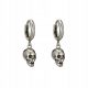  Eleganti orecchini in argento GOTHIC silver SKULL