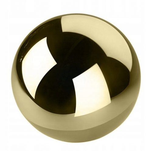  Sfera in acciaio inox GOLD 10 cm - Oro