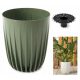 Vaso da giardino - Vaso da fiori Lamela 30 cm x 30 x 35,6 cm diametro 30 cm plastica tonalità del verde