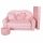  Divano Fortisline Teddy Bear 100 x 160 cm, tessuto rosa