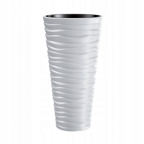  Vaso da fiori Prosperplast 52 cm x 30 x 52 cm diametro 30 cm plastica bianca