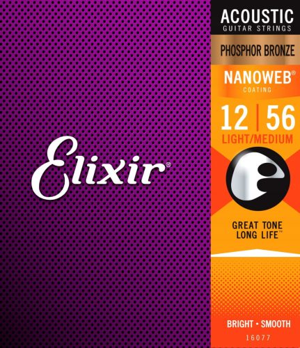 Corde Elixir NanoWeb in bronzo fosforoso (12-56)