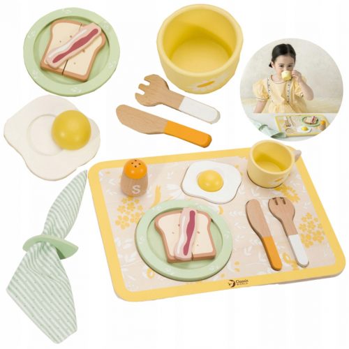  SET COLAZIONE IN LEGNO CUCINA CLASSICA DEL MONDO