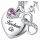  CHARMS argento 925 CUORE infinito zirconi