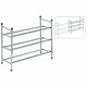  Scarpiera Storage Solutions 115 x 50 x 23 cm in metallo