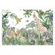 Carta da parati JUNGLE FOR CHILDREN Animali 416x254