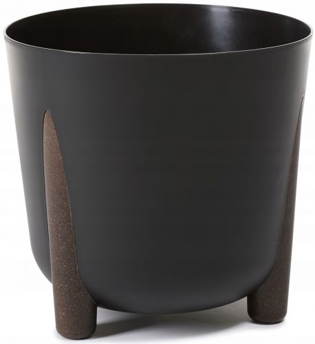  Vaso da fiori BratGO 34 cm x 34 x 32 cm diametro 34 cm in plastica crema