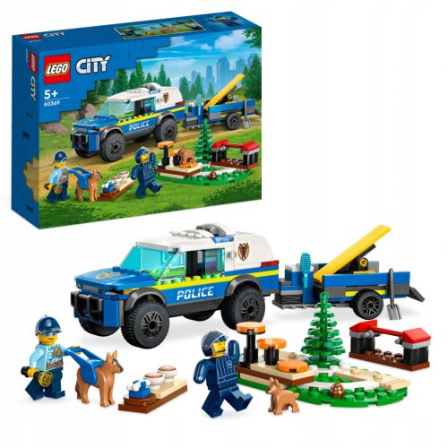  LEGO City 60369 Addestramento di cani poliziotto sul campo