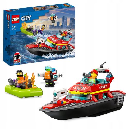  LEGO City 60373 Motonave dei pompieri