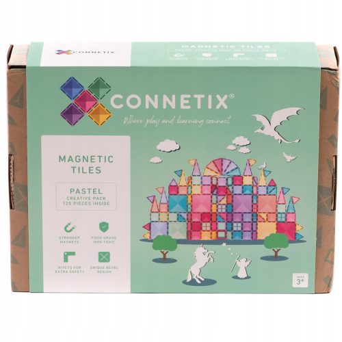  Connetix Pastel Creative Pack blocchi magnetici 120 pz.