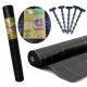 Agrotessile - Tessuto pacciamante agricolo (antierbacce) GalaGarden nero 110 x 10000 cm 80 g/m²